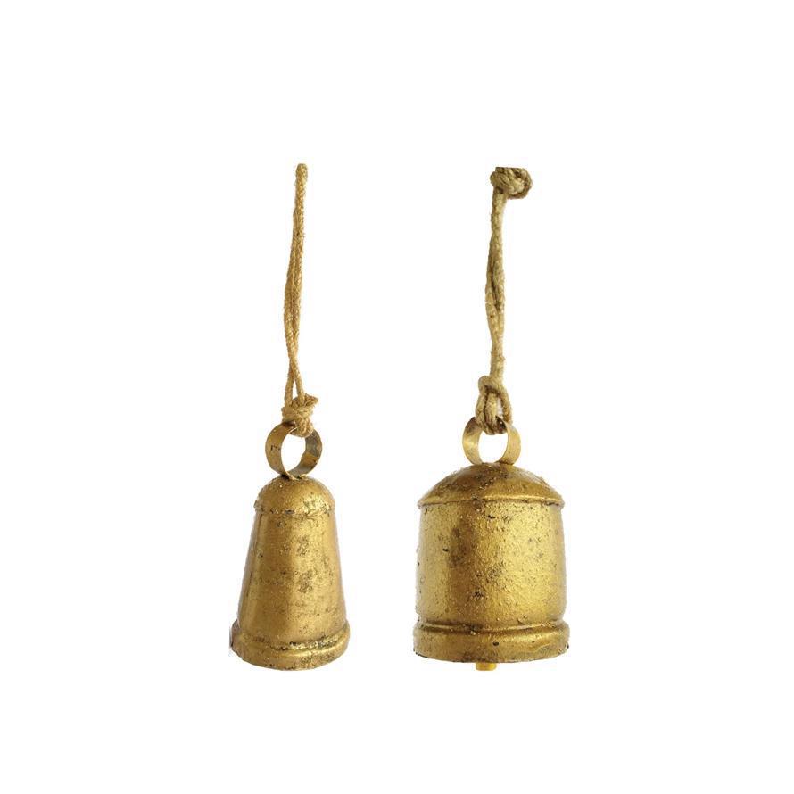 Metal Antique Gold Bells- 2 Styles