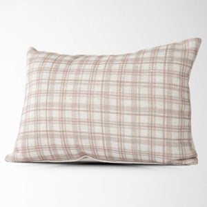 Freya Plaid Lumbar Pillow