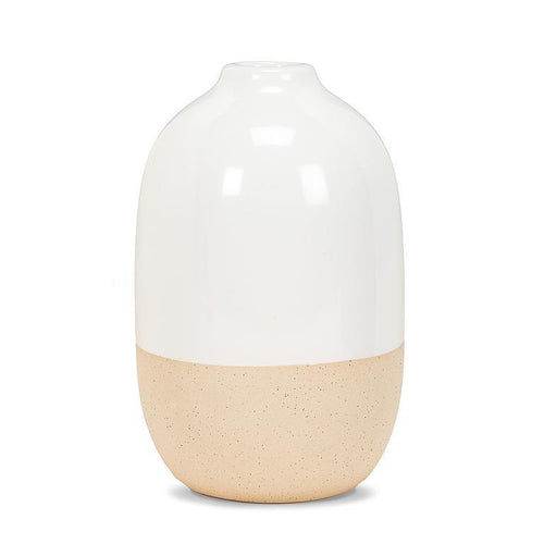 Skinny Top Shiny & Matte Vase