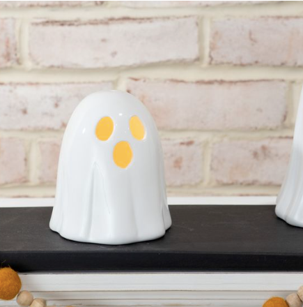 Glossy Ceramic LED Ghosts