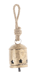 Gold Star Bell Ornament