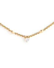 Load image into Gallery viewer, Gold Luvo Crystal Heart Necklace