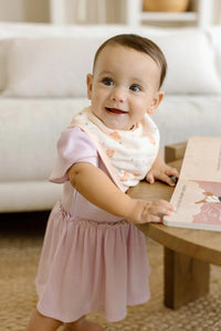 Lilac Waffle Short Sleeve Bodysuit Dress