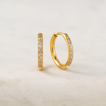 Load image into Gallery viewer, Gold Evie Hoop Earrings