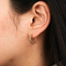 Load image into Gallery viewer, Brit Hoop Earrings