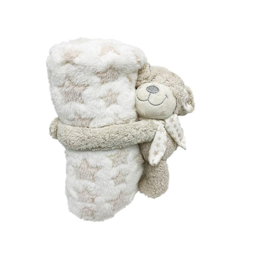 Bear Throw and Toy Set