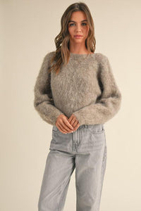 Cappuccino Rowan Twist Sweater