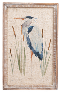 Neutral Heron Wall Art *in store pickup only