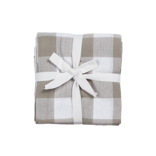Multi Stripe Charcoal Tea Towels