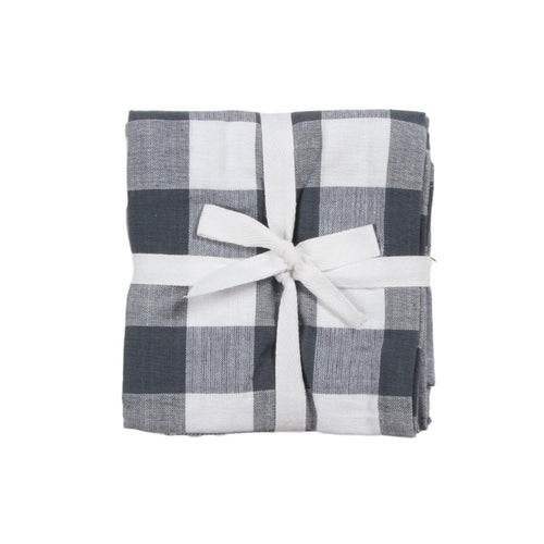 Multi Stripe Dusty Blue Tea Towels