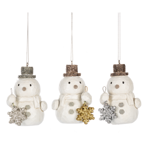 Winter Snowman Ornament