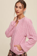 Load image into Gallery viewer, Pink Mia Button-Down Sweater