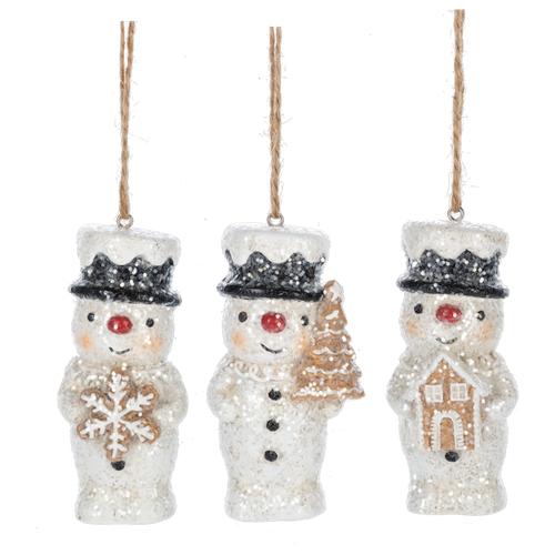 Gingerbread Snowmen Ornaments
