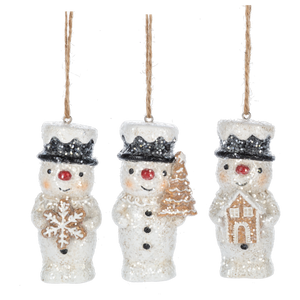 Gingerbread Snowmen Ornaments