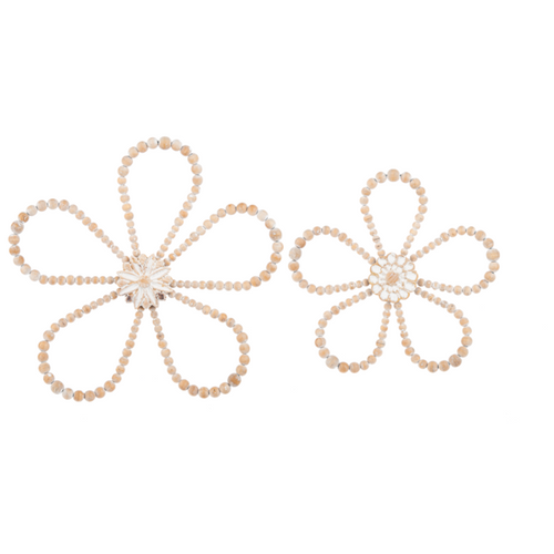Beaded Flower Wall Art