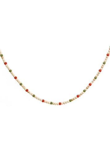 Red and Green Beaded Garland