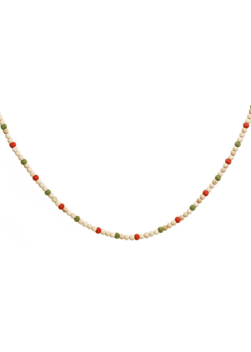 Red and Green Beaded Garland