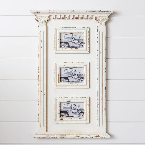 Distressed White Photo Frame *in store pickup only