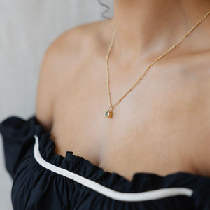 Moss Luster Necklace