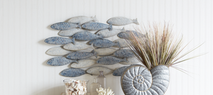 Weathered Layered Fish Wall Decor *in store pickup only