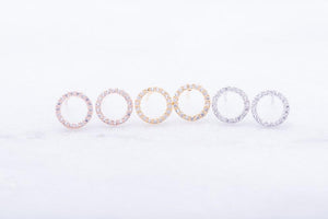 Crystal Circle Studs