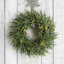 Load image into Gallery viewer, Pinecone LED Wreath