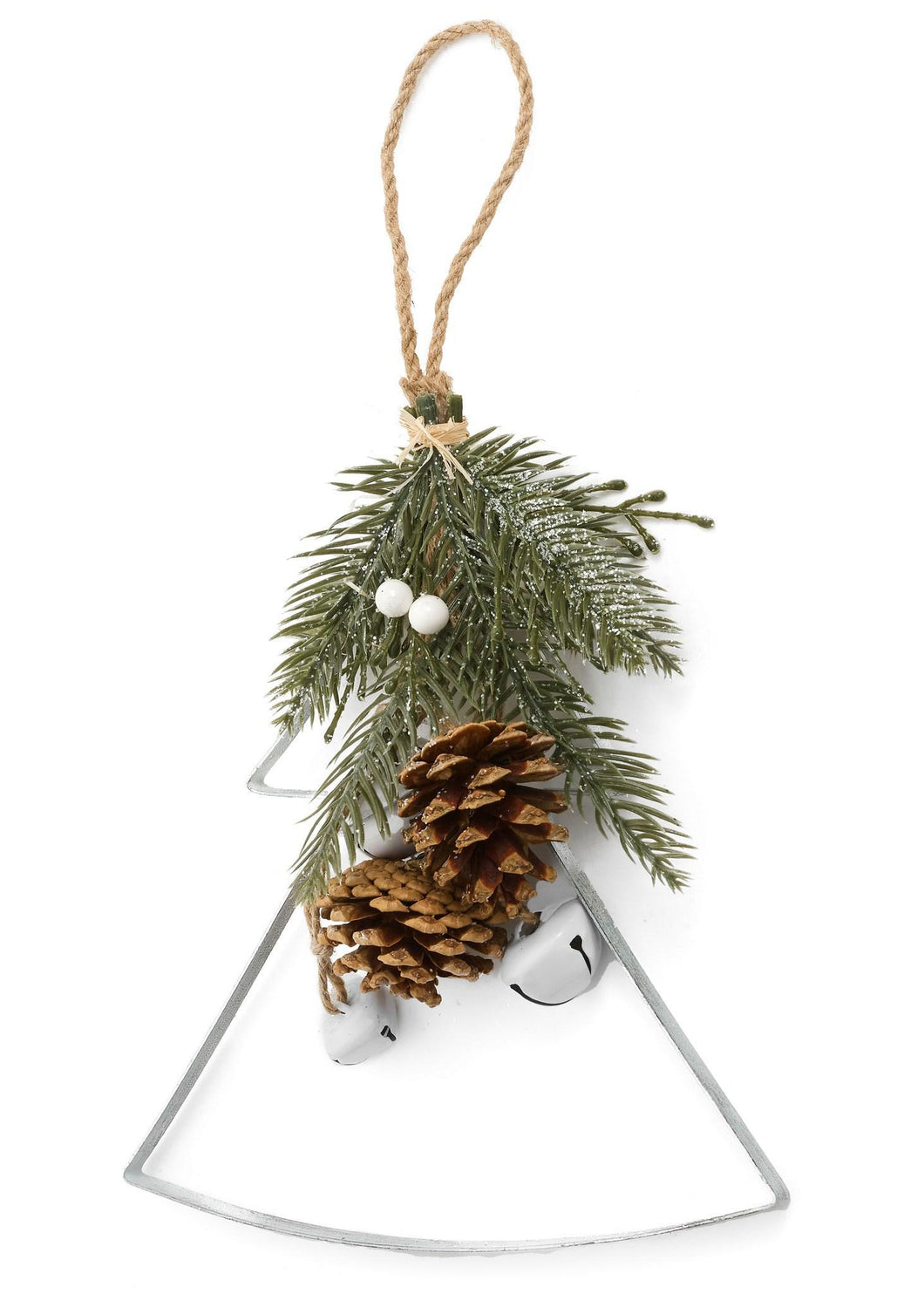 Tree Ornament with Bells & Pinecones