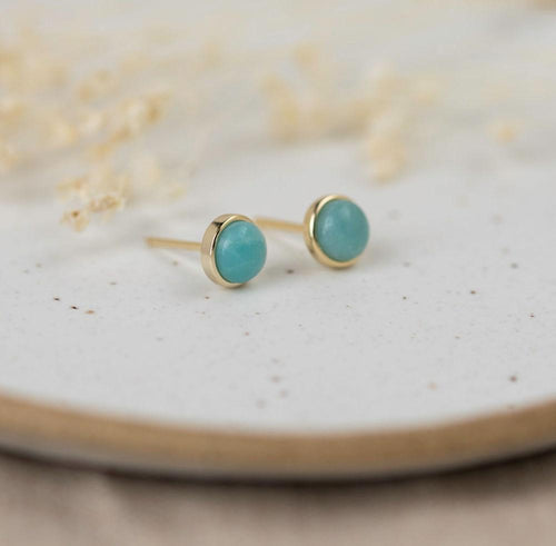 Amazonite Phia Studs