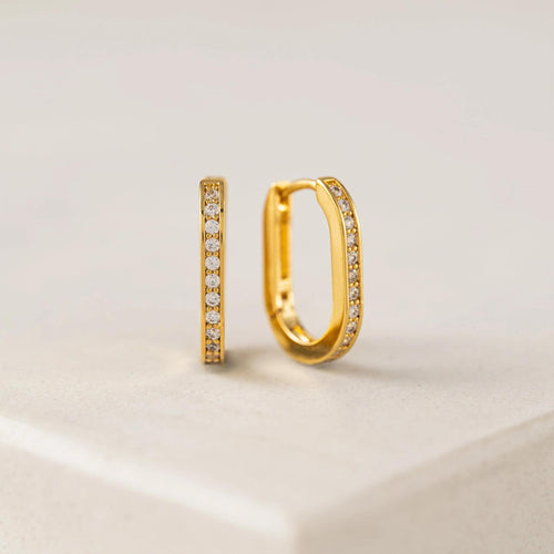Solana Paperclip Hoops