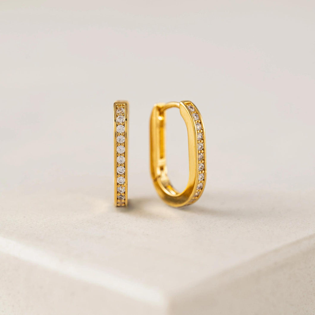 Solana Paperclip Hoops