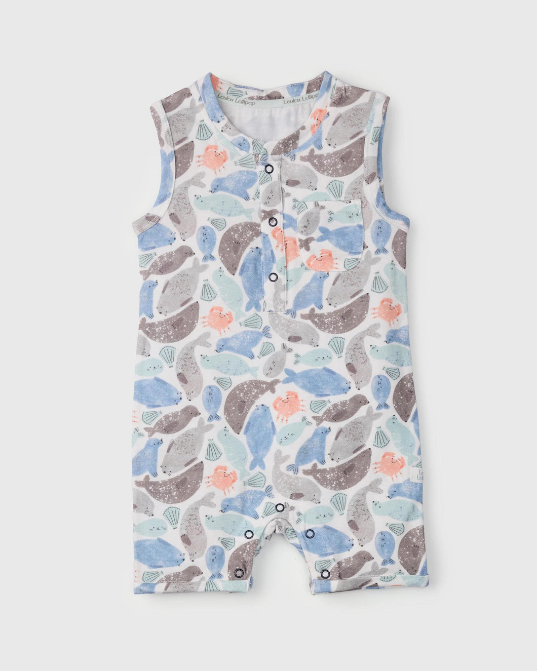Silly Seals Short Romper