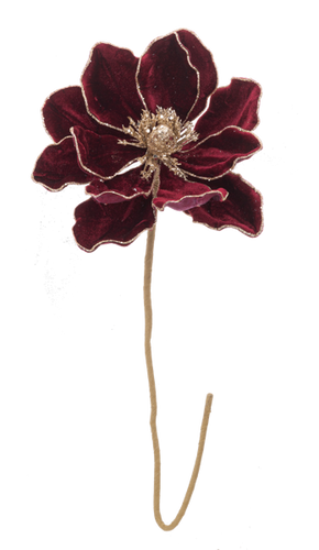 Burgundy Magnolia Spray