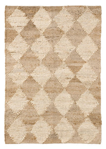 Tan Diamond Rug