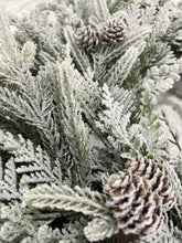 Load image into Gallery viewer, Winter Snowy Mixed Douglas Fir &amp; Cedar Wreath