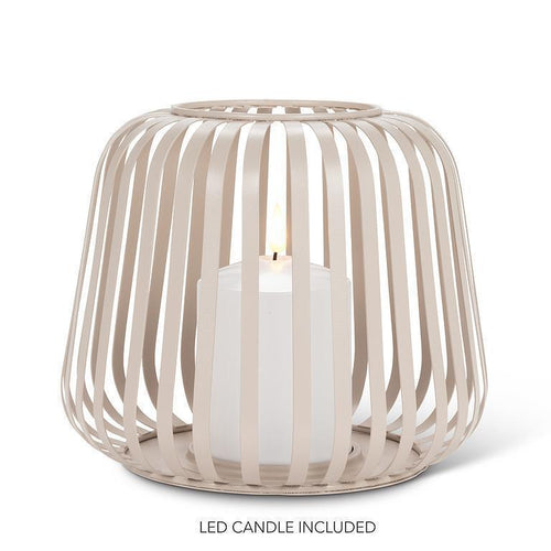 Sand Cage Lanterns with LED Candle