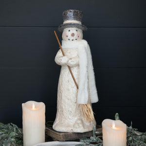 Winter Snowman with Scarf
