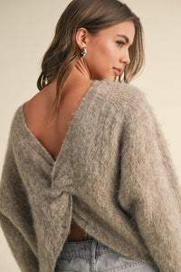 Cappuccino Rowan Twist Sweater