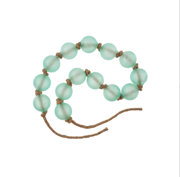 Aqua Beach Glass Beads