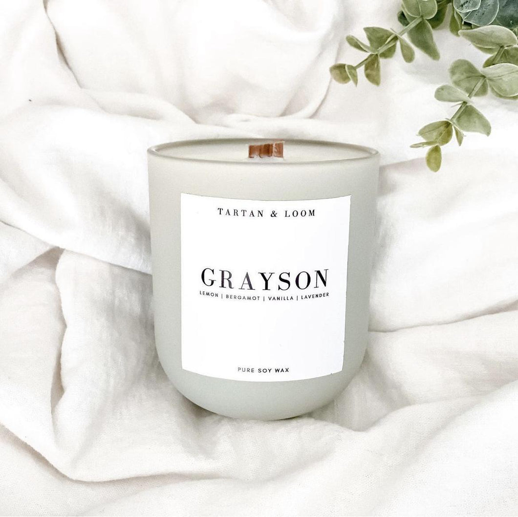 Grayson | Bergamot + Lemon Drop + Warm Vanilla