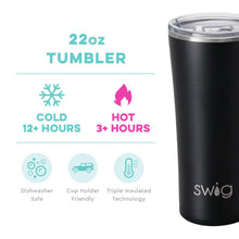 Load image into Gallery viewer, Black Tumbler (22oz)
