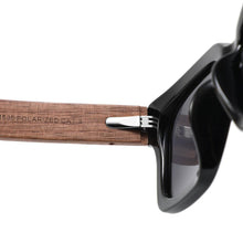 Load image into Gallery viewer, Black Gorgona Polarized Sunglasses