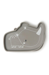 Rhino Silicone Snack Plate