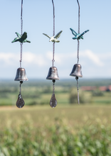 Load image into Gallery viewer, Blue Hummingbird Windchime