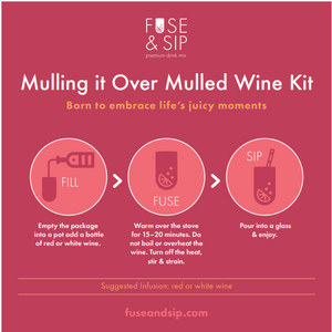 Mulling it Over Mulled Wine Kit | Cranberry + Orange + Cinnamon