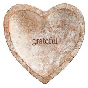 Grateful Wood Heart