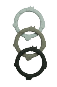 Sage Green Wild Teething Ring Set