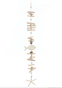 Whitewash Driftwood Shell & Starfish Garland
