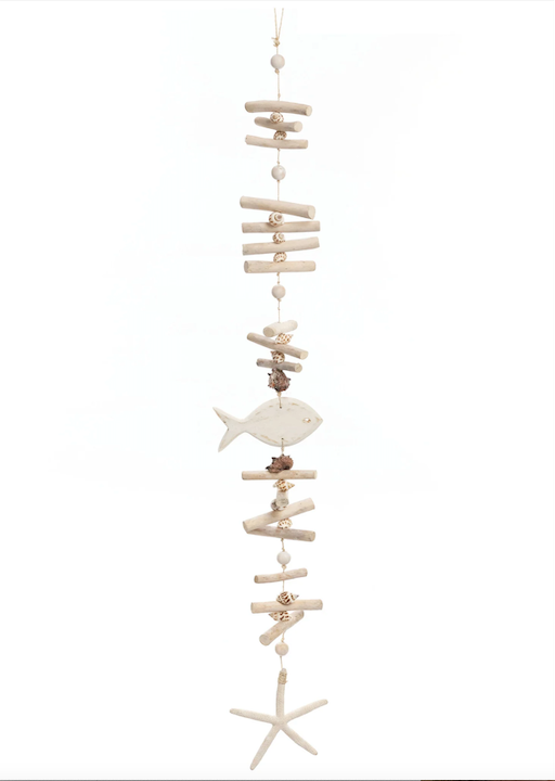 Whitewash Driftwood Shell & Starfish Garland