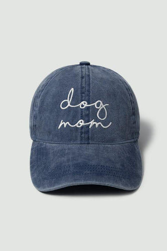Navy Dog Mom Ball Cap