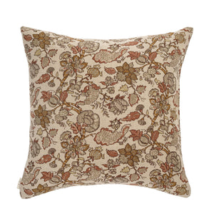 Flowerbed Linen Pillow